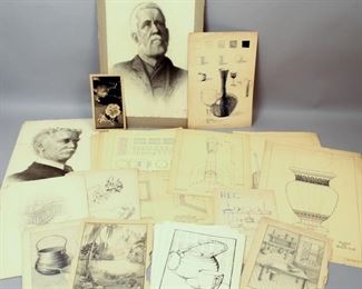 Archive Margaret Hewlett Orig Drawings & Sketches