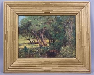 Arthur E Blackmore Landscape Oil Ptg Salmagundi Club