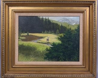 Frederick Denys High Uintas Mts Utah Landscape Painting