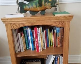 Table Book Hutch with Books