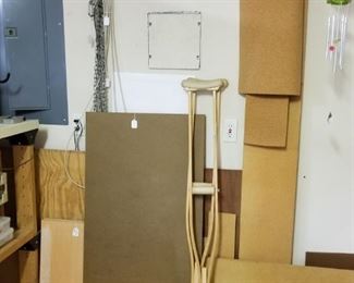 Wood , Particle Board , Crutches