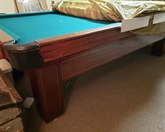 Vintage Brunswick pool table