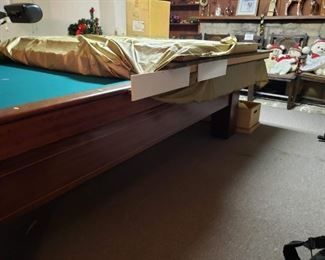 Vintage Brunswick pool table