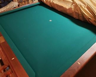 Vintage Brunswick pool table