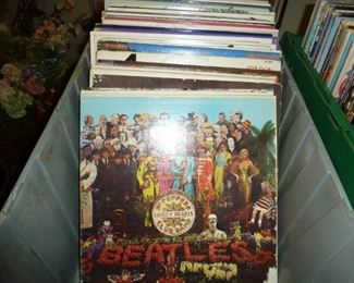 Beatles albums too, about 10 of them I think.