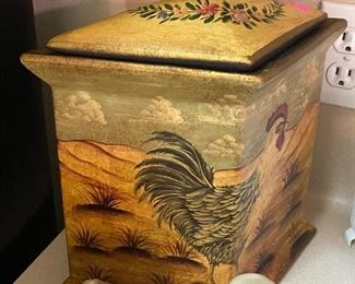 Rooster/Hen Cannister
