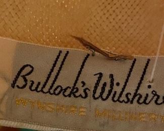 Designer Ladies Hat Made by Bullocks Wilshire of California