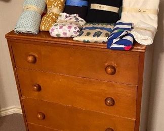 Chest of Drawers, Assorted Fabric