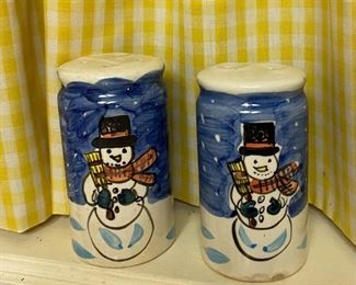 Snowman Salt & Pepper Shakers