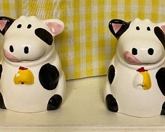 Cow Salt & Pepper Shakers