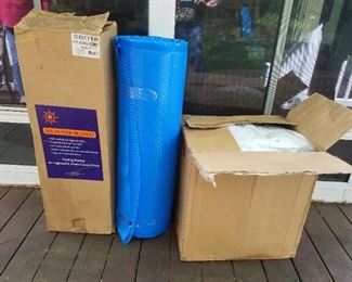 18 foot inflatable pool with cover New never used