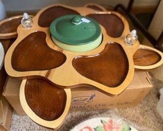 Mid-century items like this snack tray (new)