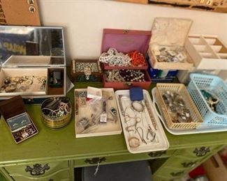 Lots of costume jewelry. This is just some.