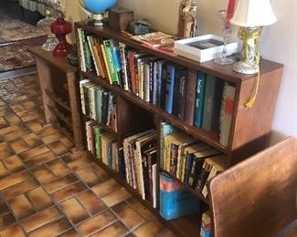 Books, Book Cases, Lamps and Globe