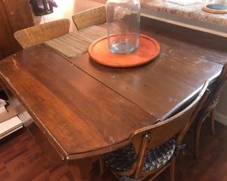 Wood Table and Chairs