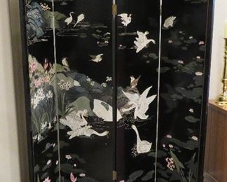 Asian room divider screen