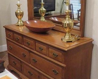 Early American style dresser with mirror - StyleHouse