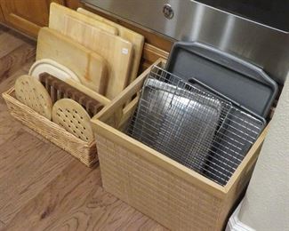 Cutting boards, bakeware