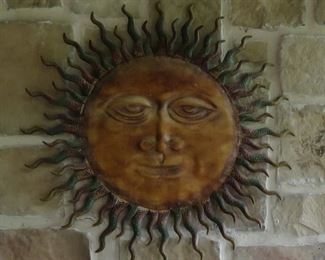 Sun wall hanging