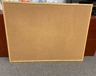 Light-oak cork board 48X36 $25 