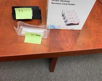 Acrylic business card holder - New $5  plastic single business card holder 50 cents