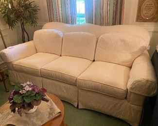 Thomasville white sofa