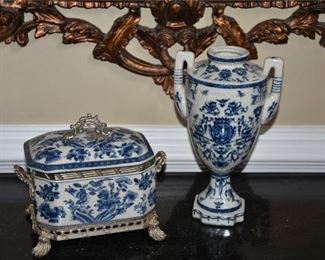 32. Two 2 Decorative Porcelain Items