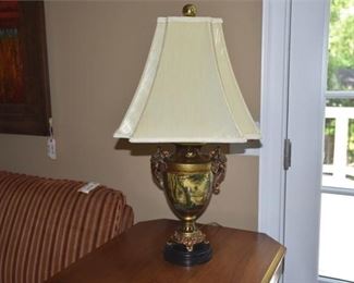 42. Urn Lamp with Elephant Handles