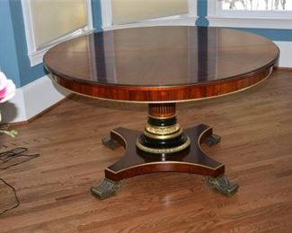 65. Regency Style Bronze Mounted Center or Dining Table