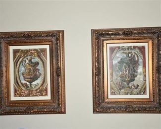 75. Two Decorative Engravings of Renaissance Style Ewers