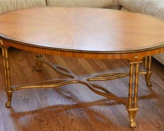 81. Decorative Neoclassical Style Coffee Table