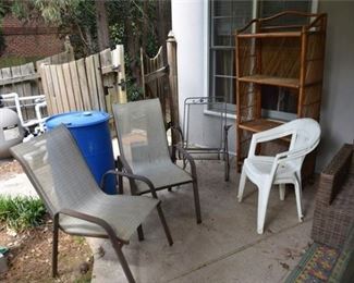 119. Group Lot of Outdoor Seating Furniture
