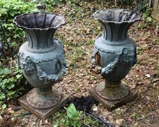 120. Pair Neoclassical Style Urns