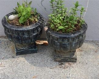 127. Pair Neoclassical Style Planters