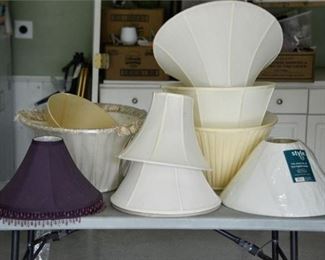 182. Group Assorted Lampshades