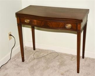 203. BRANDT Federal Style Mahogany Card Table