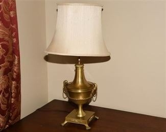 216. Brass Urn Table Lamp