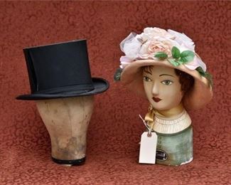 266. English Gentlemans Top Hat  Ladys Hat