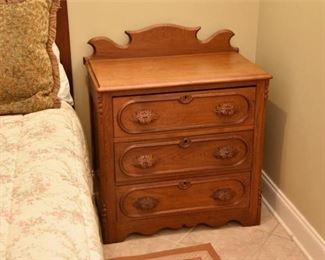 279. Pair Victorian Carved Commodes