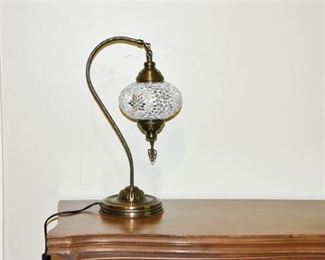 302. Swan Neck Brass Lamp
