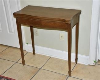 304. BRANDT Federal Style Mahogany Card Table