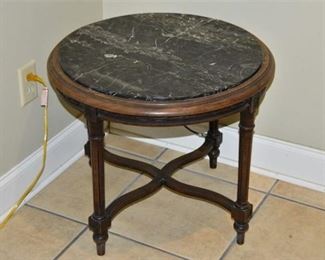 319. Marble Top Side Table
