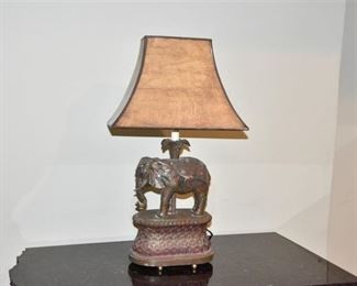 336. Elephant Figure Lamp