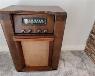 Antique Radio Converted into a Quality Wooden Storage Unit