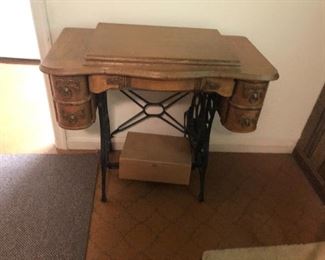 Sewing table with Minnesota Model A 