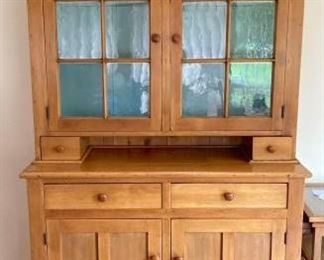  Circa 1860 Cherrywood Finish Cabinet