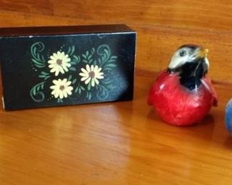 Goebel Birds, Painted Match Box