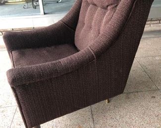 Brown texture MCM lounge chair $110.00