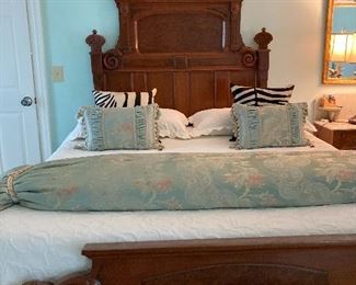 Eastlake bed with queen size mattress 