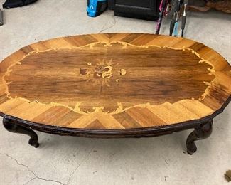Inlaid coffee table